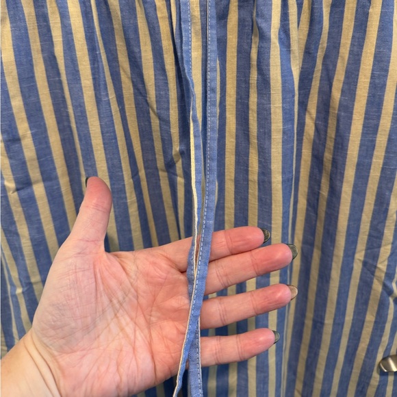 Universal Thread Blue and Yellow Striped Skirt Size S - Picture 3 of 13